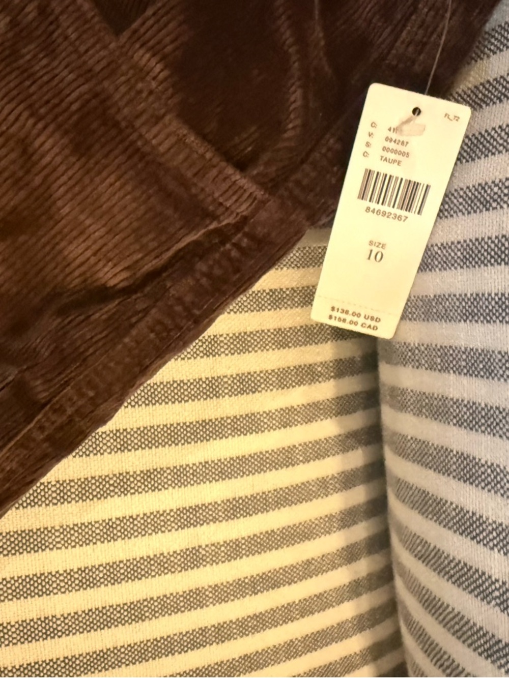 Anthropologie Corduroy Skirts - Brown and Fuchsia - Picture 7 of 7